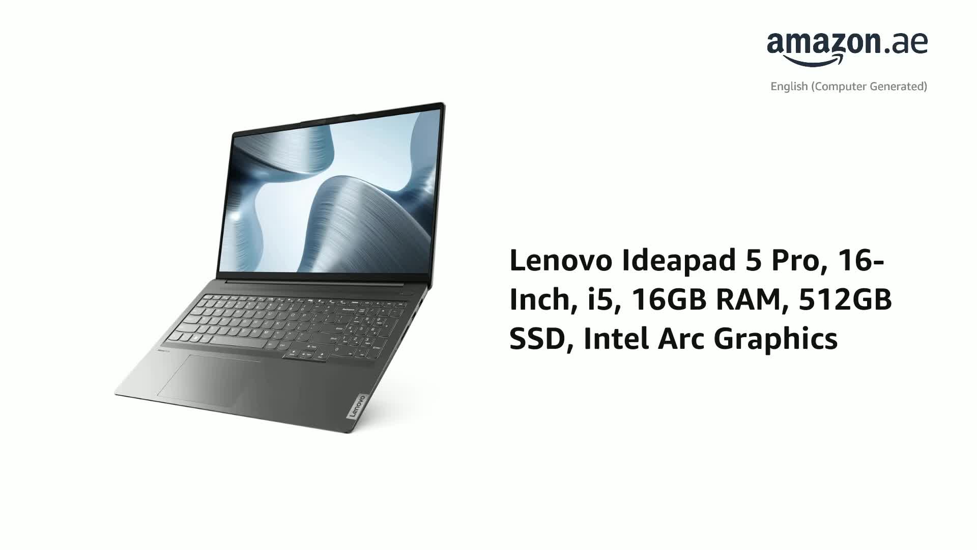 Lenovo IdeaPad 5 Pro 16IAH7, 16